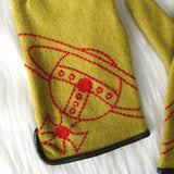 ヴィヴィアン ウエストウッド オーブ レザー口 手袋 グローブ ライム イエロー グリーン - NEWSED