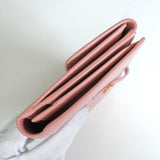 シャネル ココボタン レザー 長財布 ピンク - NEWSED