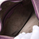 ボッテガ イントレチャート レザー ワンショルダーバッグ パープル - NEWSED