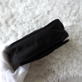 プラダ ポコノ テスート ナイロン リボン ポーチ ブラック - NEWSED