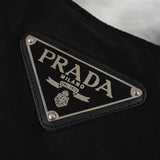 プラダ ポコノ テスート ナイロン トートバッグ トライアングルロゴ ブラック - NEWSED