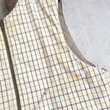 バーバリー フェイクレイヤード レザー襟 ハーフコート ハンティングジャケット ライナー付き グレーカーキ/ブラウン - NEWSED