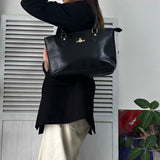 ヴィヴィアン ウエストウッド ハンドバッグ トートバッグ ブラック - NEWSED