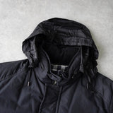 バーバリー ホースロゴ刺繍 ダウンジャケット ブラック - NEWSED