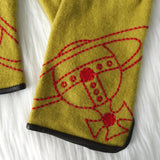 ヴィヴィアン ウエストウッド オーブ レザー口 手袋 グローブ ライム イエロー グリーン - NEWSED