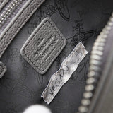 ヴィヴィアン ウエストウッド オーブ レザー ショルダーバッグ ポシェット グレー - NEWSED