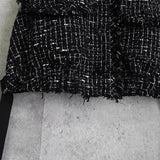 サカイ ツイード ベスト ブラック レディース - NEWSED