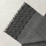 フェンディ ズッカ マフラー グレー - NEWSED