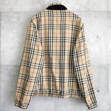 バーバリー ロンドン リバーシブル ブルゾン ノバチェック×コーデュロイ ベージュ/ブラック - NEWSED