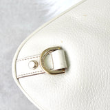 グッチ アビー レザー ワンショルダーバッグ ホワイト - NEWSED