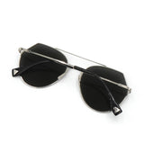 フェンディ ダブルブリッジ メタル サングラス シルバー / ブラック - NEWSED