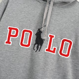 ポロ ラルフローレン ロゴ パーカー グレー - NEWSED