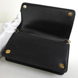 ミュウミュウ マテラッセ レザー ビジュー チェーン ウォレット ショルダーバッグ ブラック - NEWSED