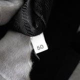 プラダ ポコノ テスート ナイロン ショルダーバッグ 三角プレート ブラック ギャランティーカード付き - NEWSED