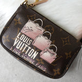 ルイ ヴィトン モノグラム ミニポシェットアクセソワール ポーチ ミニバッグ ブラウン - NEWSED