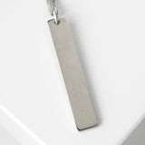 エムエムシックス メゾン マルジェラ プレート シルバー ネックレス - NEWSED