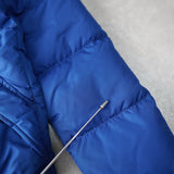 ポロ バイ ラルフローレン フーデッド ダウンジャケット フード取り外し可能 ブルー - NEWSED