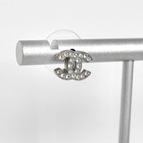 シャネル ココマーク ラインストーン ピアス シルバー - NEWSED