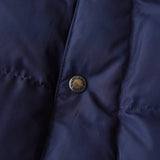 ポロ ラルフローレン ダウンベスト ロゴ刺繍 フード付き ネイビー - NEWSED