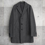 マヌエル リッツ シングル チェスターコート グレー - NEWSED