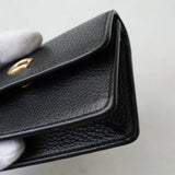 コーチ レザー チェーン ウォレットバッグ カードケース ブラック - NEWSED