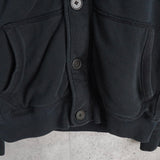 ポロ ラルフローレン フーデッドジャケット フリース裏地 ボア裏地フード ブラック - NEWSED