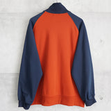 アディダス トラックジャケット ロゴ刺繍 レッド/ネイビー - NEWSED