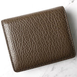 メゾン マルジェラ 四つタグ レザー 二つ折り財布 コンパクトウォレット ブラウン 箱付き - NEWSED