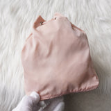 プラダ テスート ポコノ ナイロン 巾着バッグ ポーチ 三角プレート パステルピンク - NEWSED