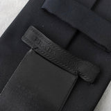 ネクタイ トライアングルロゴ ナイロン ベルト ブラック - NEWSED