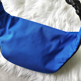 バレンシアガ アディダスコラボ トレフォイルロゴ ナイロン ウエストバッグ ボディバッグ ブラック / ブルー タグ付き未使用品 - NEWSED