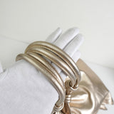 ロエベ アナグラム ナッパレザー ハンドバッグ ゴールド レディース - NEWSED