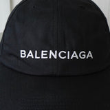 バレンシアガ ロゴ キャップ ブラック 箱付き - NEWSED