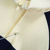 アディダス トラックジャケット ロゴ刺繍 レモンイエロー/ネイビー - NEWSED