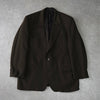 クリスチャン ディオール ヴィンテージ ウール シングル テーラードジャケット ブラウン