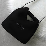 メゾンマルジェラ エムエムシックス メッシュ ジャパニーズバッグ ハンドバッグ ショルダーバッグ ブラック - NEWSED