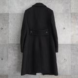 プラダ ウールコート ロングコート ステンカラーコート レディース グレー - NEWSED