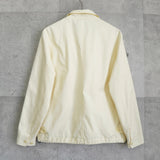 ラコステ メタルロゴパッチ ブルゾン コットンジャケット イエロー - NEWSED