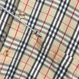バーバリー ヴィンテージ ノバチェック ホースロゴ 刺繍 半袖シャツ ベージュ - NEWSED
