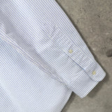 ラルフローレン ポロベア 刺繍 長袖シャツ オックスフォードシャツ サックスブルー - NEWSED