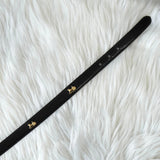 セリーヌ ヴィンテージ 輪馬車 サルキー レザー ベルト ブラック - NEWSED