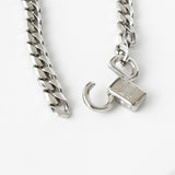 セリーヌ ヴィンテージ サークルロゴ シルバー ネックレス - NEWSED