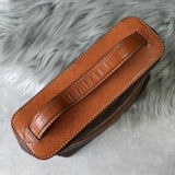 セリーヌ マカダム バニティバッグ ハンドバッグ ブラウン - NEWSED