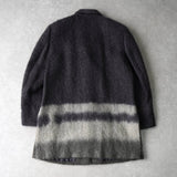 ジバンシィ ショールカラー グラデーション モヘア ジャケット コート グレー - NEWSED