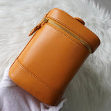 シャネル ココマーク キャビアスキン バニティバッグ オレンジ - NEWSED