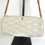 サンローラン サドスモール ドラムバッグ オフホワイト レディース - NEWSED