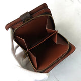 ルイ ヴィトン モノグラム コンパクトジップ 二つ折り財布 コンパクトウォレット ブラウン - NEWSED