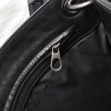 ボッテガ ヴェネタ イントレチャート レザー ショルダーバッグ ブラック - NEWSED