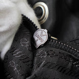 プラダ ポコノ テスート ナイロン / レザー リュックサック ブラック ギャランティカード付き - NEWSED