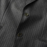 ジバンシィ ジバンシー シングル セットアップ スーツ ピンストライプ グレー - NEWSED